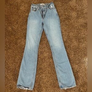 Abercrombie 70’s vintage flare ultra high rise jeans